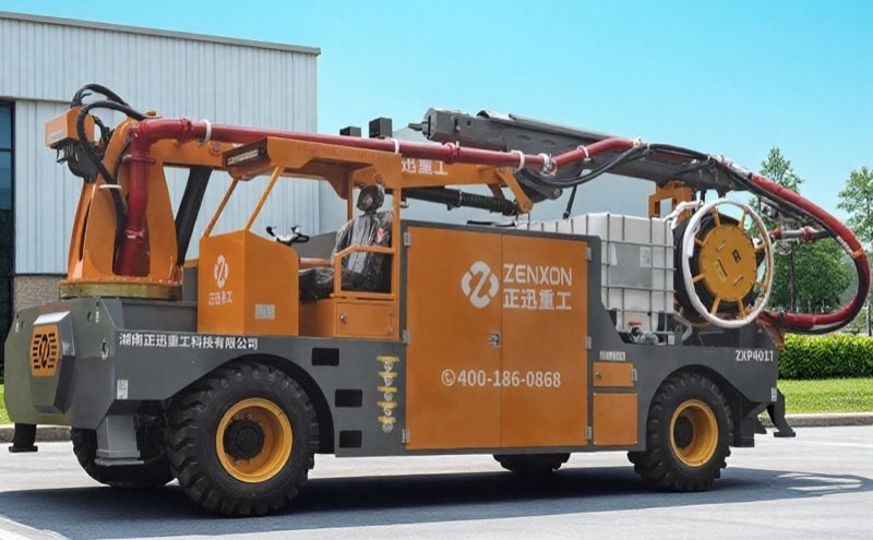 45方/小时湿喷台车凭啥工效远超同类？答案在这几点