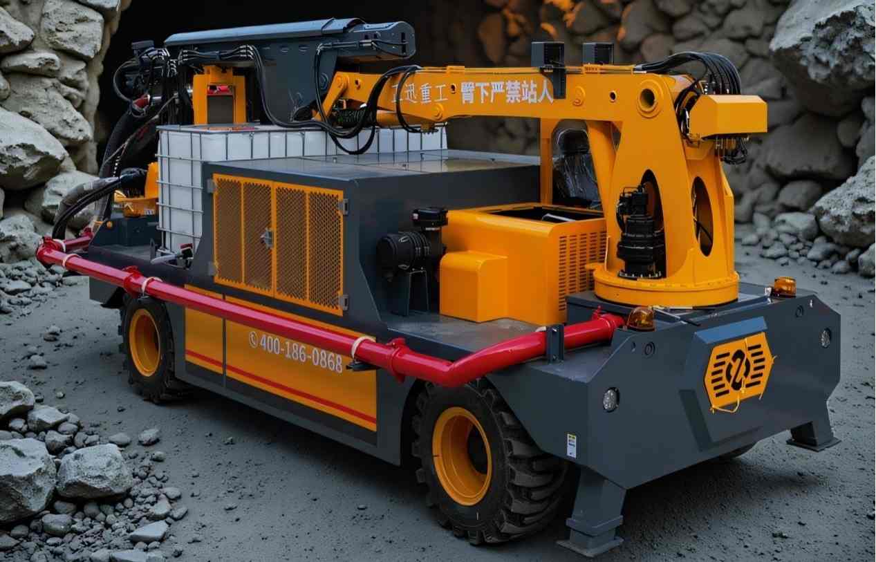 矿山巷道支护提效秘诀曝光：这台车为何成“坚固卫士”