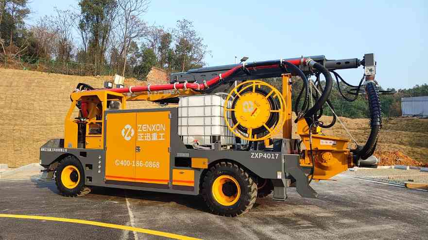 隧道施工效率翻倍的秘密：这台湿喷台车凭啥成首选？