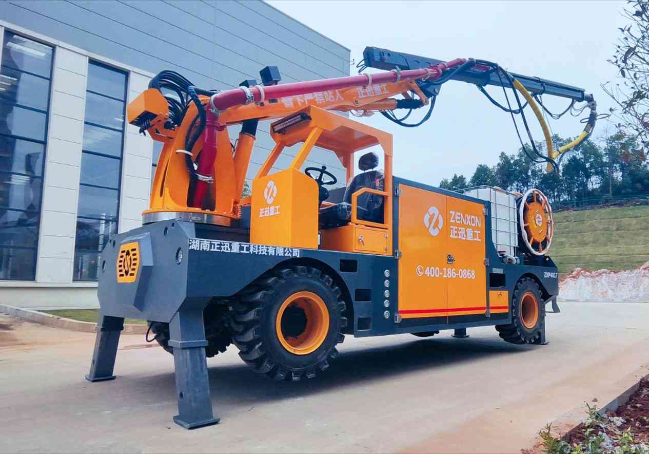 隧道湿喷台车到底有多强?40方/小时性能揭底(图4) 隧道湿喷台车到底有多强?40方/小时性能揭底(图4)