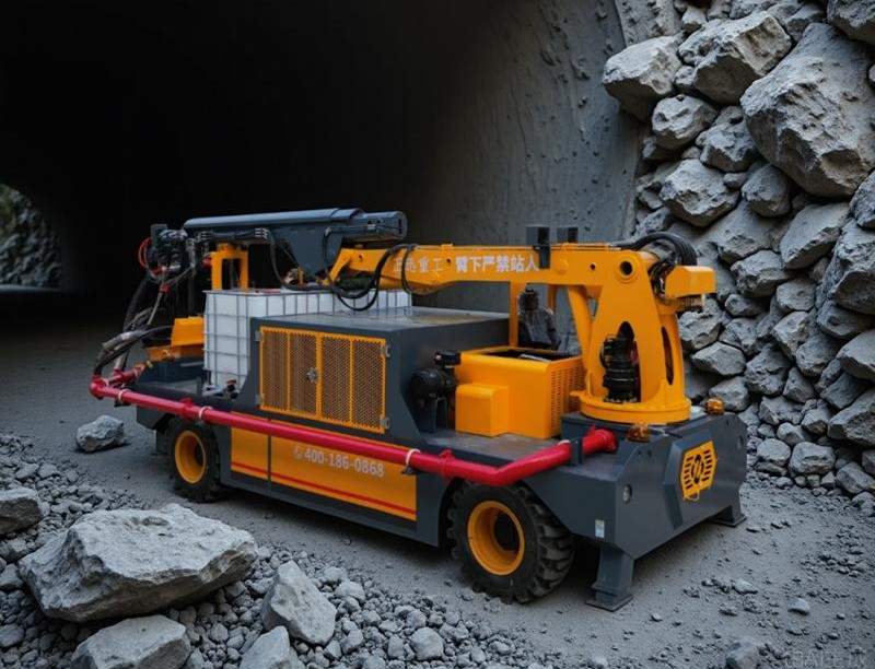 隧道喷射提速一倍？这台湿喷台车凭啥改写工期与安全