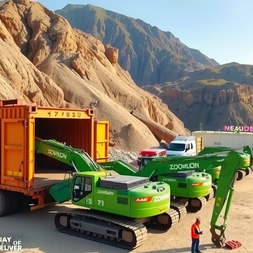 中联重科G系列挖掘机土耳其批量交付推动市场竞争力提升(图1) 中联重科G系列挖掘机土耳其批量交付推动市场竞争力提升(图1)