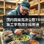 国内首座高速公路TBM施工平导洞全线贯通(图4) 国内首座高速公路TBM施工平导洞全线贯通(图4)