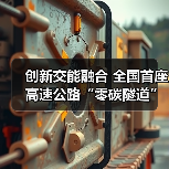 创新交能融合 全国首座高速公路“零碳隧道”清洁能源工程正式开工(图1) 创新交能融合 全国首座高速公路“零碳隧道”清洁能源工程正式开工(图1)