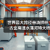 世界最大跨径悬浇拱桥――古金高速水落河特大桥完成拱圈合龙（图1）