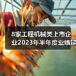 8家工程机械类上市企业2023年半年度业绩延续增势！（图1）