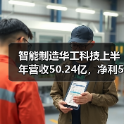 智能制造华工科技上半年营收50.24亿,净利5.82亿(图2) 智能制造华工科技上半年营收50.24亿,净利5.82亿(图2)