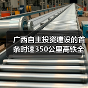 广西自主投资建设的首条时速350公里高铁全线开始铺轨(图4) 广西自主投资建设的首条时速350公里高铁全线开始铺轨(图4)