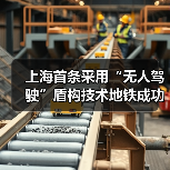 上海首条采用“无人驾驶”盾构技术地铁成功始发!(图1) 上海首条采用“无人驾驶”盾构技术地铁成功始发!(图1)