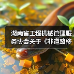 湖南省工程机械管理服务协会关于《非道路移动工程机械排气烟度限值及检测技术规范》团体标准立项的公告（图1）