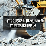 百台混凝土机械批量出口西亚北非市场(图3) 百台混凝土机械批量出口西亚北非市场(图3)