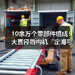10余万个零部件组成!大直径盾构机“定海号”顺利下线(图4) 10余万个零部件组成!大直径盾构机“定海号”顺利下线(图4)