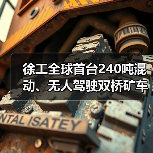 徐工全球首台240吨混动、无人驾驶双桥矿车正式下矿运行(图3) 徐工全球首台240吨混动、无人驾驶双桥矿车正式下矿运行(图3)