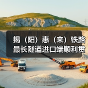 揭(阳)惠(来)铁路最长隧道进口端顺利贯通!(图3) 揭(阳)惠(来)铁路最长隧道进口端顺利贯通!(图3)