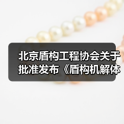 北京盾构工程协会关于批准发布《盾构机解体技术规范》等5项团体标准的公告(图4) 北京盾构工程协会关于批准发布《盾构机解体技术规范》等5项团体标准的公告(图4)