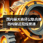 国内最大直径公轨合建盾构隧道双线贯通（图2）