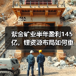 紫金矿业半年盈利145亿,锂资源布局如何重塑新能源未来?(图2) 紫金矿业半年盈利145亿,锂资源布局如何重塑新能源未来?(图2)