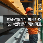 紫金矿业半年盈利145亿,锂资源布局如何重塑新能源未来?(图3) 紫金矿业半年盈利145亿,锂资源布局如何重塑新能源未来?(图3)