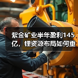 紫金矿业半年盈利145亿,锂资源布局如何重塑新能源未来?(图4) 紫金矿业半年盈利145亿,锂资源布局如何重塑新能源未来?(图4)
