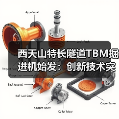 西天山特长隧道TBM掘进机始发：创新技术突破高寒冰川施工难题（图3）