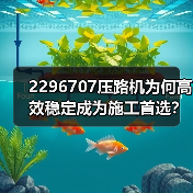2296707压路机为何高效稳定成为施工首选？
