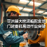 亚洲最大挖泥船配套龙门起重机高效作业突破(图2) 亚洲最大挖泥船配套龙门起重机高效作业突破(图2)