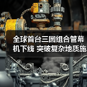 全球首台三圆组合管幕机下线 突破复杂地质施工难题(图1) 全球首台三圆组合管幕机下线 突破复杂地质施工难题(图1)