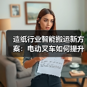 造纸行业智能搬运新方案：电动叉车如何提升效率？（图1）