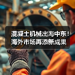 混凝土机械出海中东！海外市场再添新成果（图3）