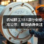 机械轻工183项行业标准公示：哪些值得关注？（图3）