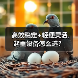 高效稳定+轻便灵活，起重设备怎么选？（图1）