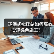 环保式搅拌站如何高效实现绿色施工？（图4）