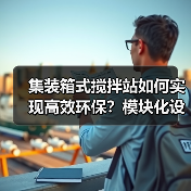 集装箱式搅拌站如何实现高效环保？模块化设计革新传统施工（图3）