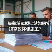 集装箱式搅拌站如何实现高效环保施工?(图2) 集装箱式搅拌站如何实现高效环保施工?(图2)