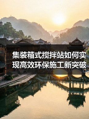 集装箱式搅拌站如何实现高效环保施工新突破(图3) 集装箱式搅拌站如何实现高效环保施工新突破(图3)