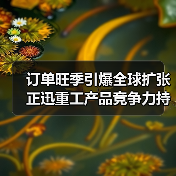 订单旺季引爆全球扩张 正迅重工产品竞争力持续攀升(图1) 订单旺季引爆全球扩张 正迅重工产品竞争力持续攀升(图1)