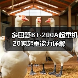 多田野BT-200A起重机20吨起重能力详解(图2) 多田野BT-200A起重机20吨起重能力详解(图2)