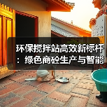环保搅拌站高效新标杆:绿色商砼生产与智能控制解析(图1) 环保搅拌站高效新标杆:绿色商砼生产与智能控制解析(图1)