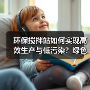 环保搅拌站如何实现高效生产与低污染？绿色施工新选择（图3）