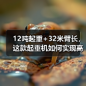 12吨起重+32米臂长,这款起重机如何实现高效作业?(图4) 12吨起重+32米臂长,这款起重机如何实现高效作业?(图4)