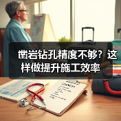 凿岩钻孔精度不够？这样做提升施工效率（图1）