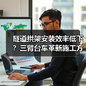 隧道拱架安装效率低下？三臂台车革新施工方式（图1）