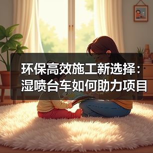环保高效施工新选择:湿喷台车如何助力项目提速?(图1) 环保高效施工新选择:湿喷台车如何助力项目提速?(图1)