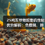 25吨五节臂起重机性能优势解析：负载强、操控灵活、适应性强（图1）