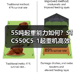 55吨起重能力如何？STC550C5-1起重机高效节能性能解析