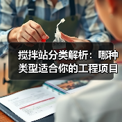 搅拌站分类解析:哪种类型适合你的工程项目?(图4) 搅拌站分类解析:哪种类型适合你的工程项目?(图4)