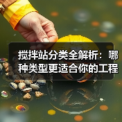 搅拌站分类全解析:哪种类型更适合你的工程?(图2) 搅拌站分类全解析:哪种类型更适合你的工程?(图2)