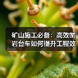 矿山施工必备:高效凿岩台车如何提升工程效率?(图3) 矿山施工必备:高效凿岩台车如何提升工程效率?(图3)