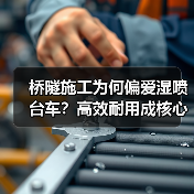桥隧施工为何偏爱湿喷台车？高效耐用成核心优势（图1）