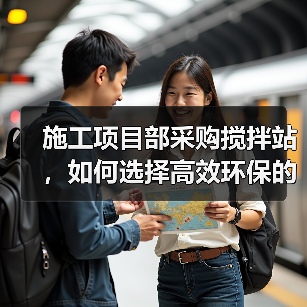 施工项目部采购搅拌站，如何选择高效环保的设备？（图1）